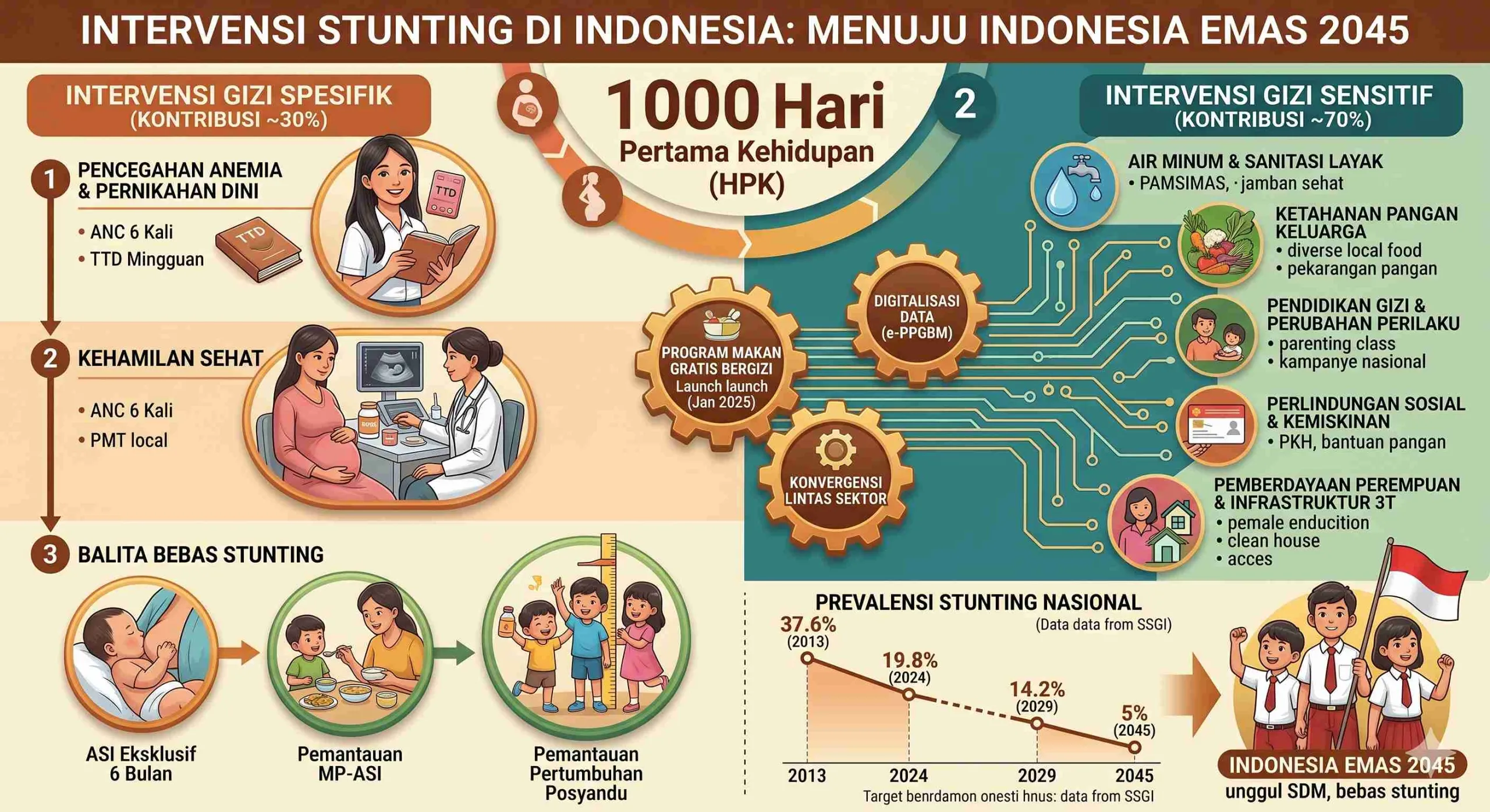 Penjelasan Detail Intervensi Stunting di Indonesia